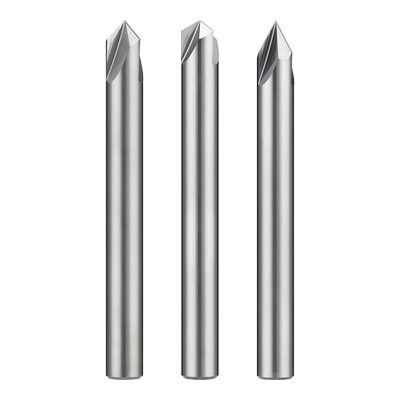 90度高光铝用倒角刀直槽3刃合金倒角铣刀60度120度加工中心立铣刀