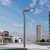 市电路灯3米4米户防水小杆区广TYD20250场公园高灯太阳能工照外明