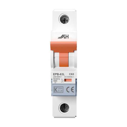 /JH型MCB工业微断路器2PFDP/安3P+N/4P/63A培230/400V/6KaVDE/CE/