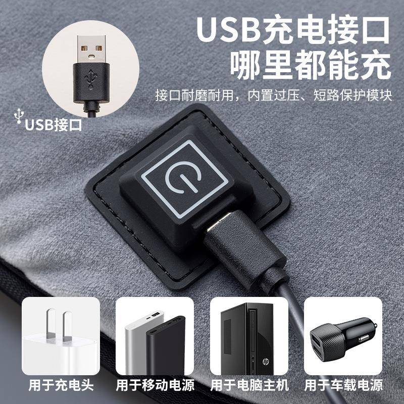 汽车AL【石墨加热坐垫用座两垫椅保子暖按摩坐垫居家车载两用冬天