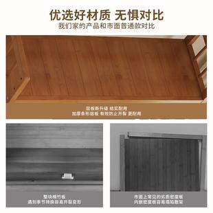 楠ADF竹架家用书房落地层置物书架一体靠墙儿童小书绘本柜阅读架