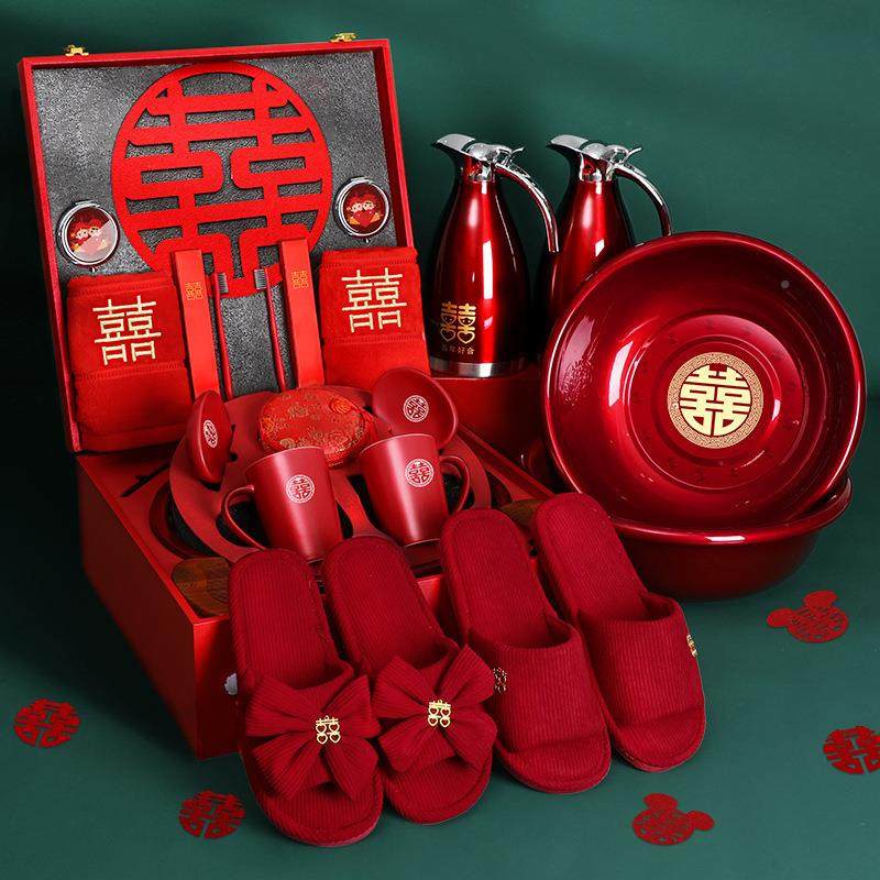 嫁品妆结用品全婚礼陪嫁套装物Ap6Pn6w4娘家喜盆大备婚女方婚箱婚,节庆用品/礼品,陪嫁用品套装,淘宝优惠券,粉丝福利购,淘宝优惠卷