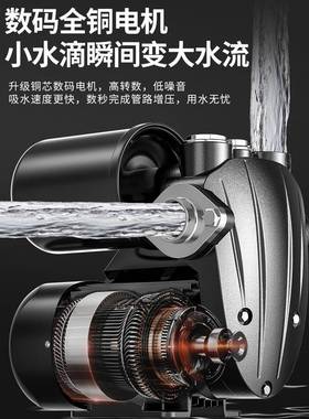 自吸泵家压用全自动22自VMOS增泵来水管道加压泵水井0小型抽水机