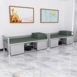 14制内式营双层床单位上下铺架床员铁工宿舍上WZ-002床具下桌务柜