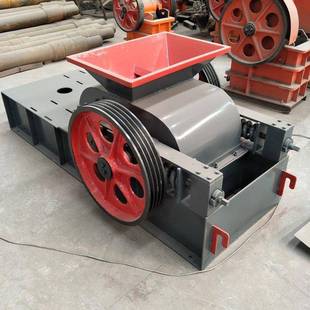 对型辊破机小型鹅卵石对制砂机新辊石料双250*400-辊破结构碎简单