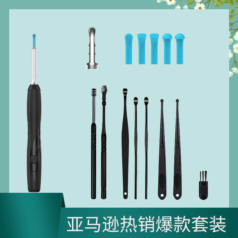 工厂能直销新款可视耳勺智高清可P6003掏耳勺金视头属可视挖耳勺