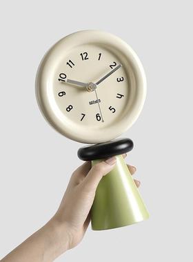 面WZOOTYOS394M屋准客厅创时钟玄关托盘收O纳摆件电视柜座钟桌装