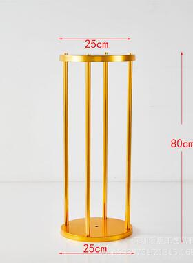 品爆金婚舞礼花架圆形方形婚庆桌摆花架JOJ色台橱窗布置