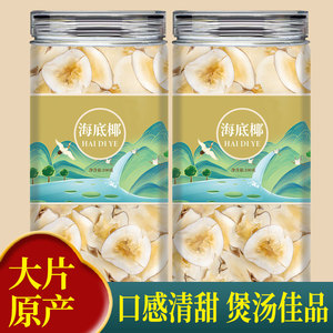 海底椰正品煲汤新鲜海椰子片原料汤料煮水搭芦根无花果干雪梨干膏