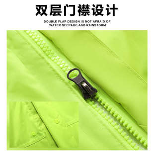 雨衣长款时尚全身防暴雨长风衣男女反光环卫劳保执勤物业连体防水