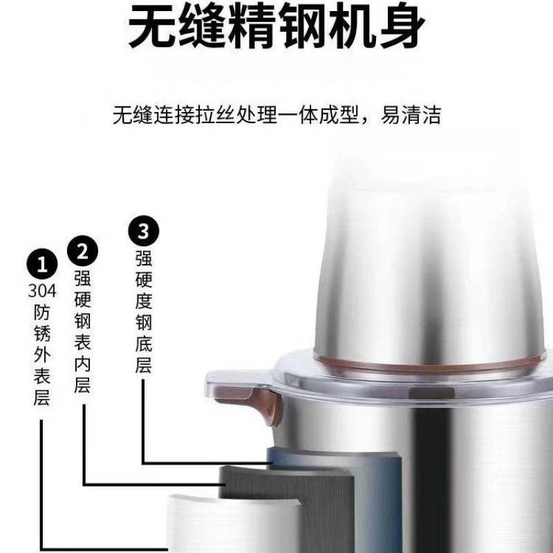 绞肉机搅拌机一体新款家用电动多功能全自动大容量料理机厂家直发