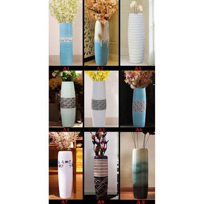 欧式现代简约美式客厅落地大花瓶 装饰品工艺品花插家饰摆件