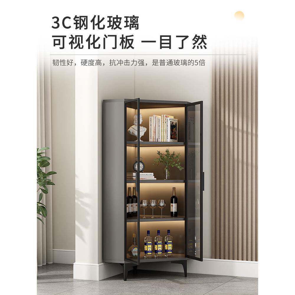 客厅墙角拐角柜角柜墙角柜置物柜靠墙柜转角三角柜边角柜三角柜子