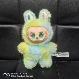 包包挂件祖国版搪胶毛绒公仔挂摆件玩偶潮玩搪胶娃娃渐变色