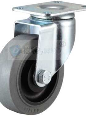 中型3寸TPR人造弹力橡胶万向导电脚轮子 2寸4寸5寸6寸8寸防静电轮