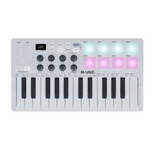 键盘MIDI键盘控制器便携编曲键盘RGB打击垫键盘工厂