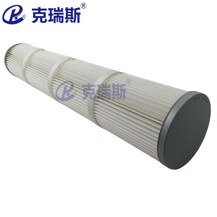 瑞斯过家滤克聚酯纤维除尘滤尘芯厂覆150X800M膜阻燃除滤筒