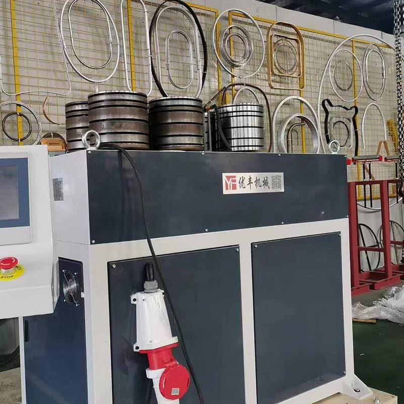 100全服自100伺动滚圆打机卷圆机成型打圈机钢带圈机