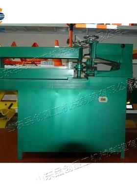 铝板反光标志切圆弯边设备牌次切压裁边成PC-1450型机切一圆压边