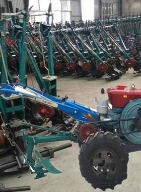 农运耕输1拉2马力车斗手扶拖拉机柴油型旋耕犁195地机手扶农用拖