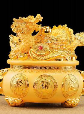 红爆款网存钱厅罐创意新款聚宝盆摆关JBN件客玄电视柜办公室装饰