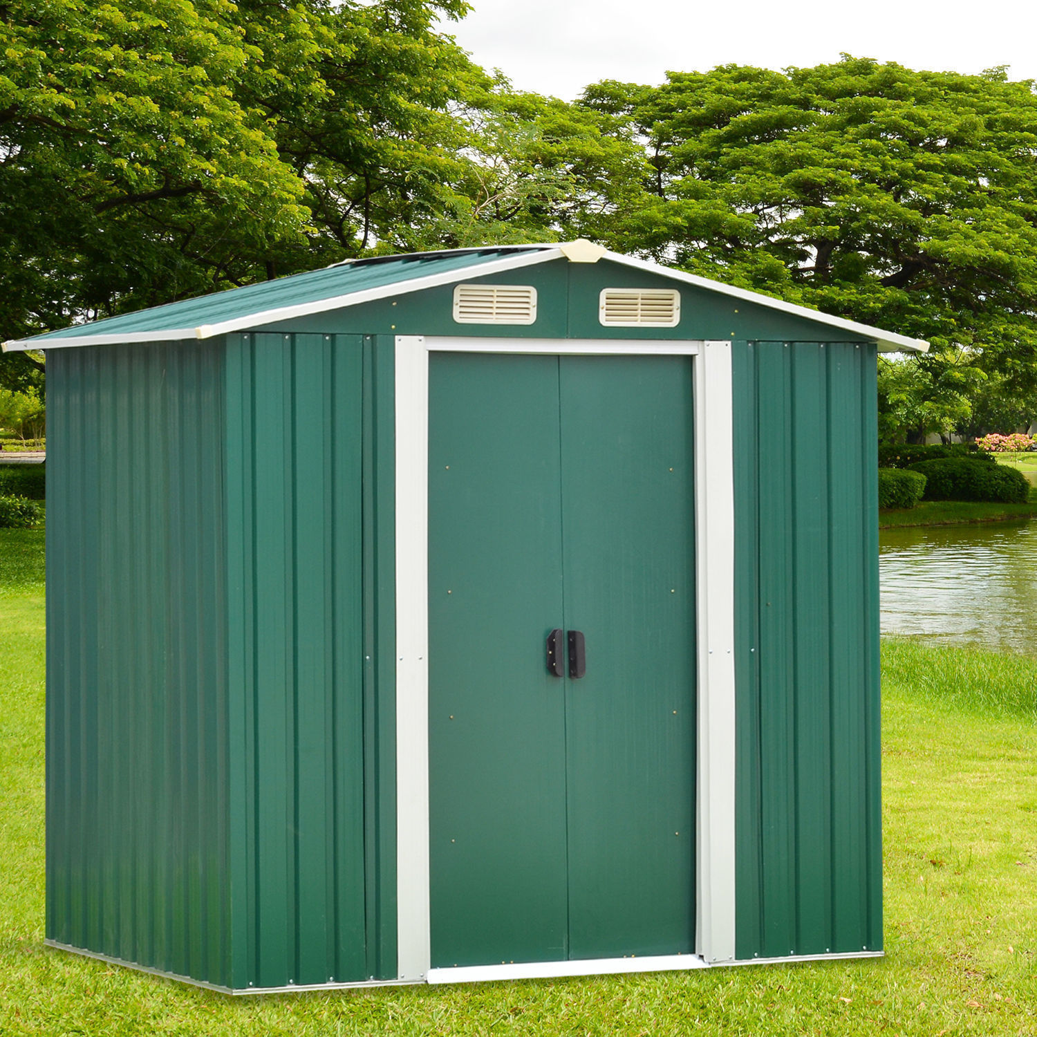 防风防雨户外工具储物房