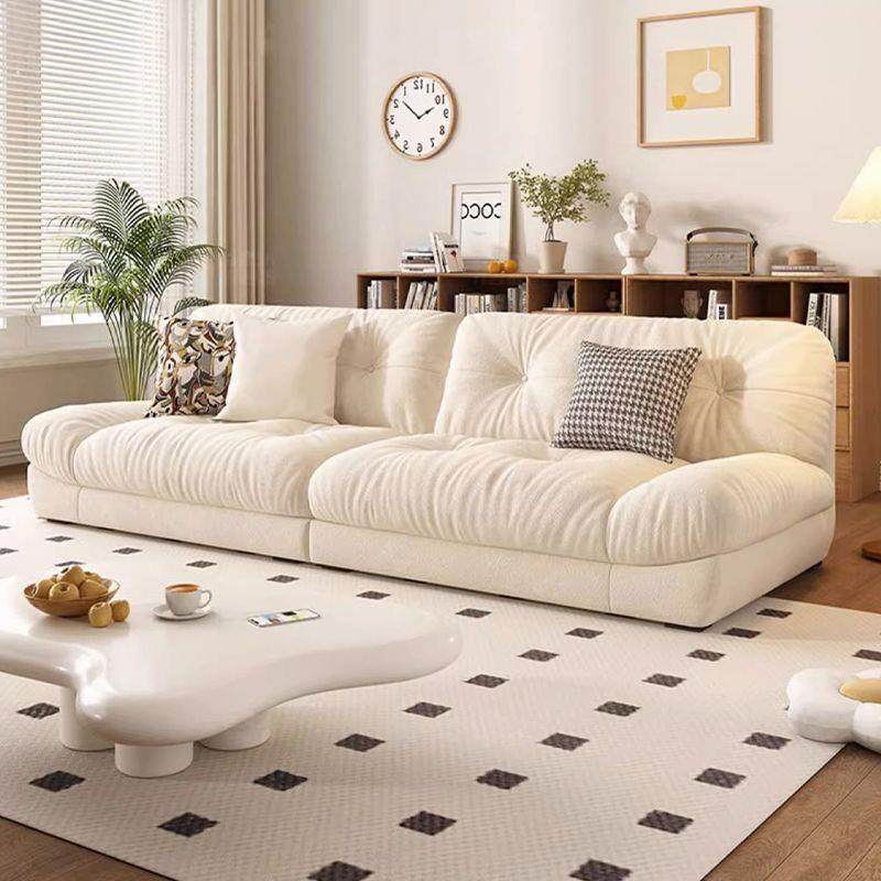 云小HNU朵沙发新款现代简约奶油风客厅户型直排三人位人布懒艺沙,住宅家具,布艺沙发,淘宝优惠券,粉丝福利购,淘宝优惠卷