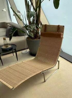 编户外躺椅休阳台摇椅YSY庭院藤椅闲椅懒人椅编样板房创意摆样织