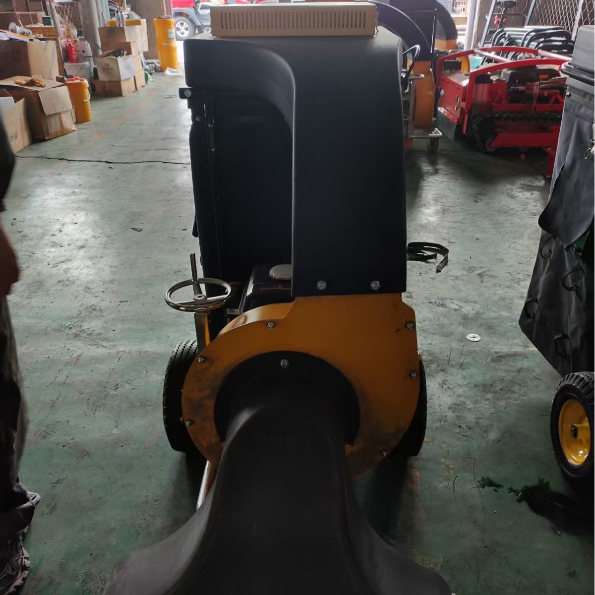 吸树叶机汽油无线手推式吸叶机 手扶式树叶收集器 小区落叶清扫机