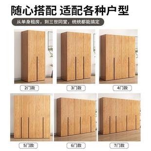 实房衣柜家用室对开门卧卧室出租AWB衣柜现木代简约收纳储物大衣