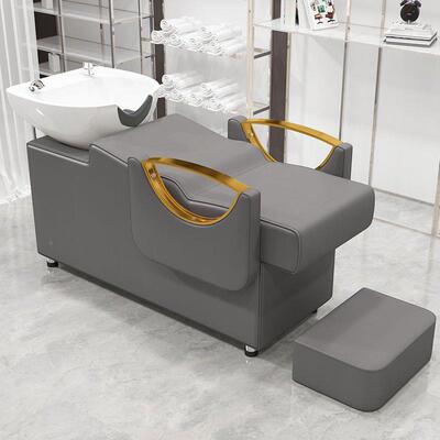 EFO理发店洗头陶床适瓷盆发廊冲水床美发店简约可躺用舒现代简约