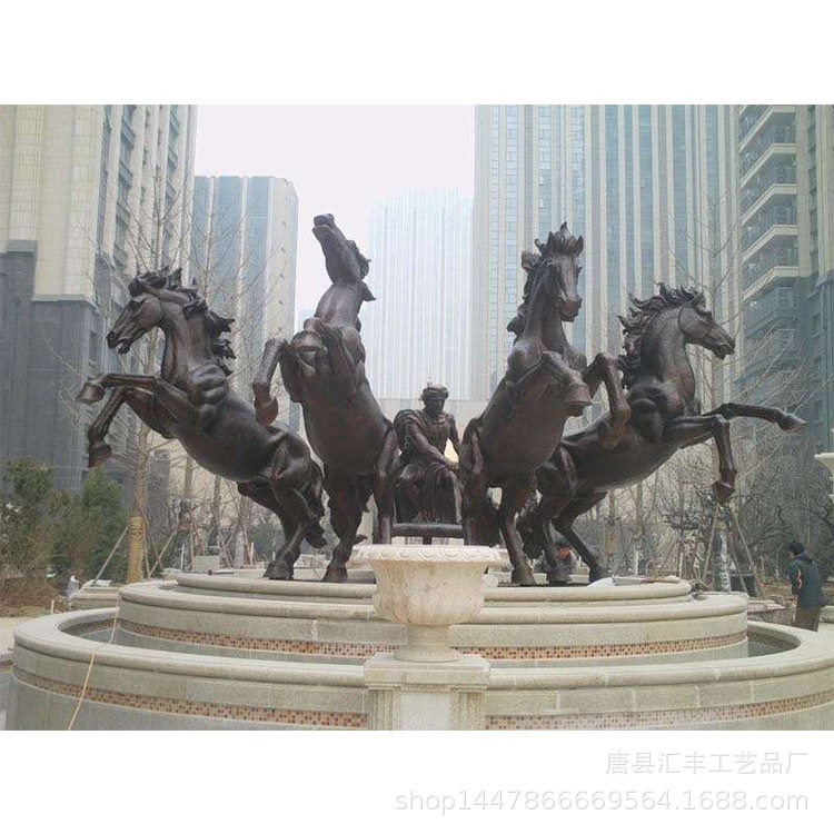 厂家艺术铜马景观雕塑