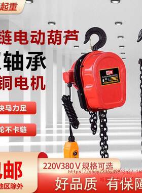 环链电动芦380V2吨3吨5吨10吨2210V葫PJL家用电葫芦电动倒吨链提