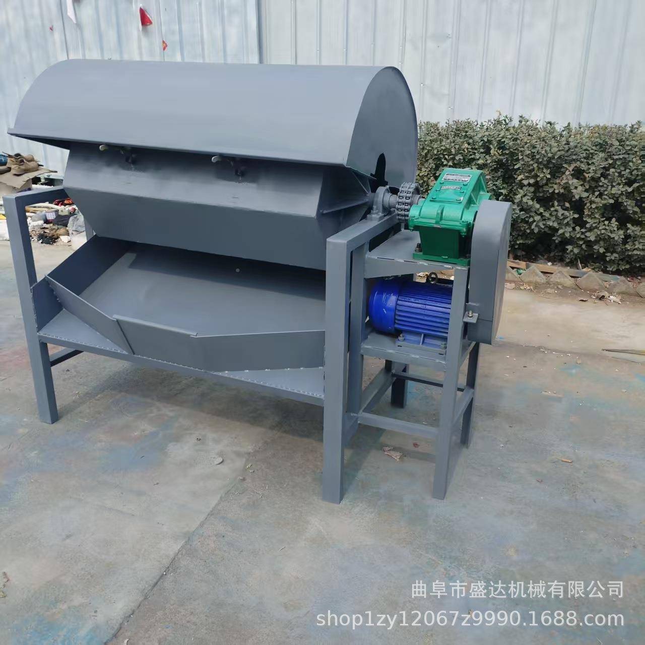 电方管异形件946磨除光锈机卧式六角滚筒抛光机研动橄榄型抛机