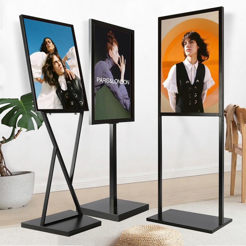 立架广告牌展示牌kt板展架迎宾海报立式落地式支架指示立牌水牌