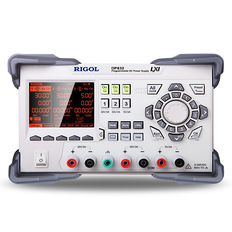 普源DP831A/DP832A可调节编程线性直流稳压电源 三路输出恒压恒流