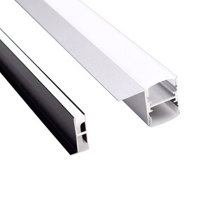 免开槽卡15 线型灯铝槽 18mm双面上下发光层板灯带衣柜酒柜体明装