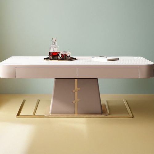 智能语音电动茶几轻奢升降多功能茶几餐桌客厅办公室家用茶桌茶台