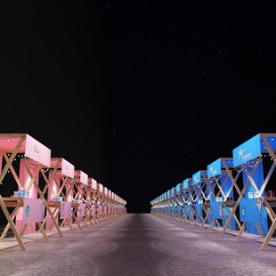 集市摊位折叠摆摊架网红市集摊位架夜市美食节小吃摊布艺展示架