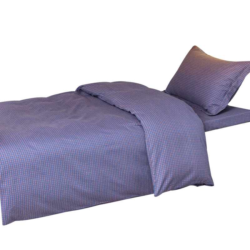 加厚磨毛床单三件套件3床上用品单人床笠学生宿舍四件套纯棉被套4