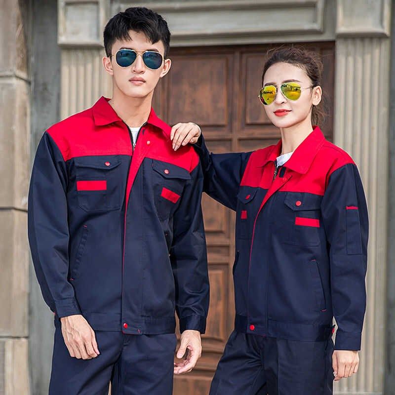 长袖工作服套装春秋上衣裤子男耐磨车间汽修劳保厂服定制电焊工装,男装,工装制服,淘宝优惠券,粉丝福利购,淘宝优惠卷