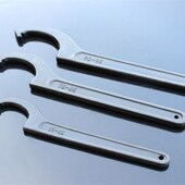 工具 避震减震器拆装 万能扳手 水表盖专用月牙勾型钩头圆螺母扳手