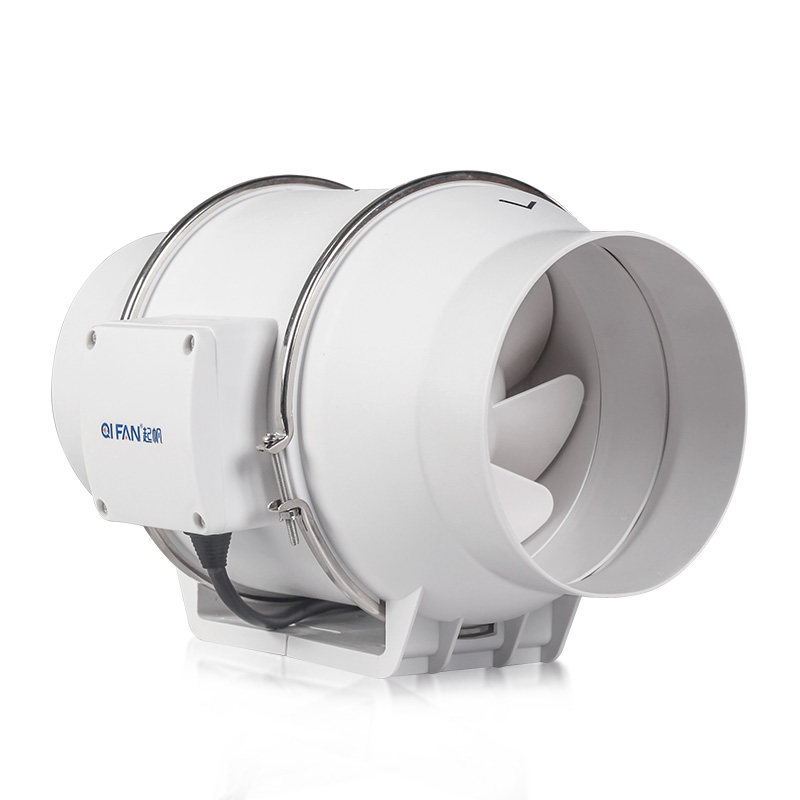 起帆圆形管道风机6寸卫生间排风扇换气扇强力厨房油烟抽风机排气