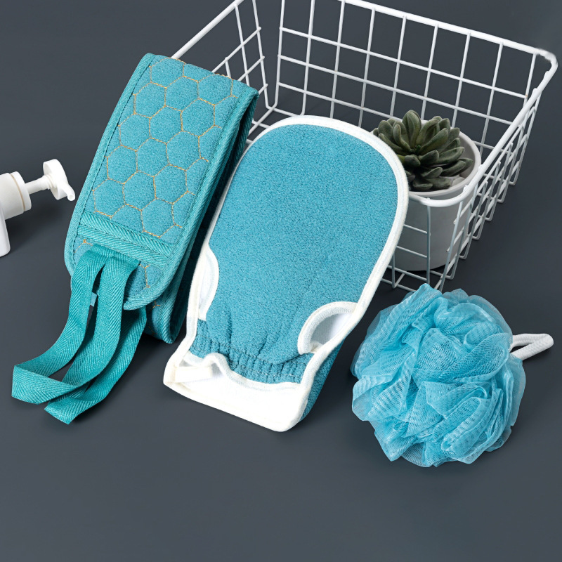 搓澡神器女士专用洗澡巾男士强力搓泥家用儿童擦后背巾手套二合一