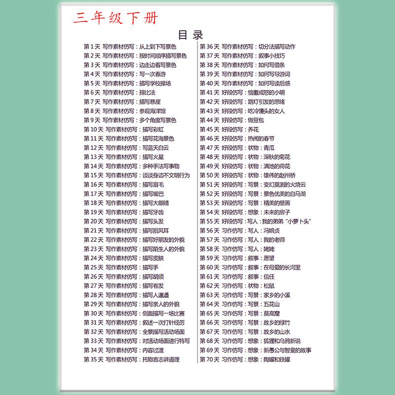 速发看图写话天天小练笔小学生作文素材积累一二三四年级仿写专项