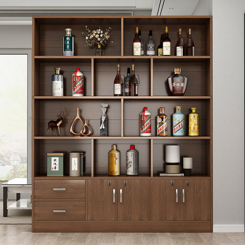速发酒柜靠墙客厅2024柜款家奢商用展示新轻用高档储物柜子酒架置