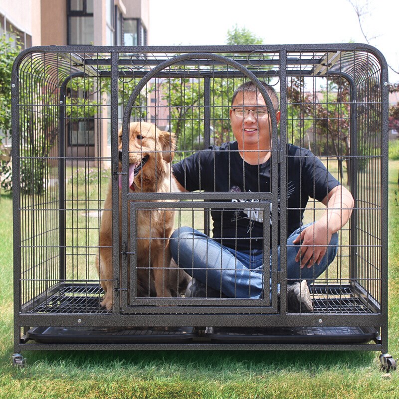 速发狗笼猫笼 小中型大犬狗笼子笼子狗屋 金毛萨摩哈士奇用品