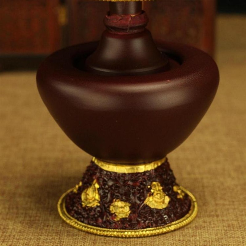 现货速发贲巴壶藏传密宗供品尼泊尔文巴壶纯铜奔巴壶净水瓶文巴瓶