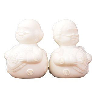 快速发货占位公婆随葬品殡葬用品福寿公婆福爷爷老奶奶Z玉石不倒