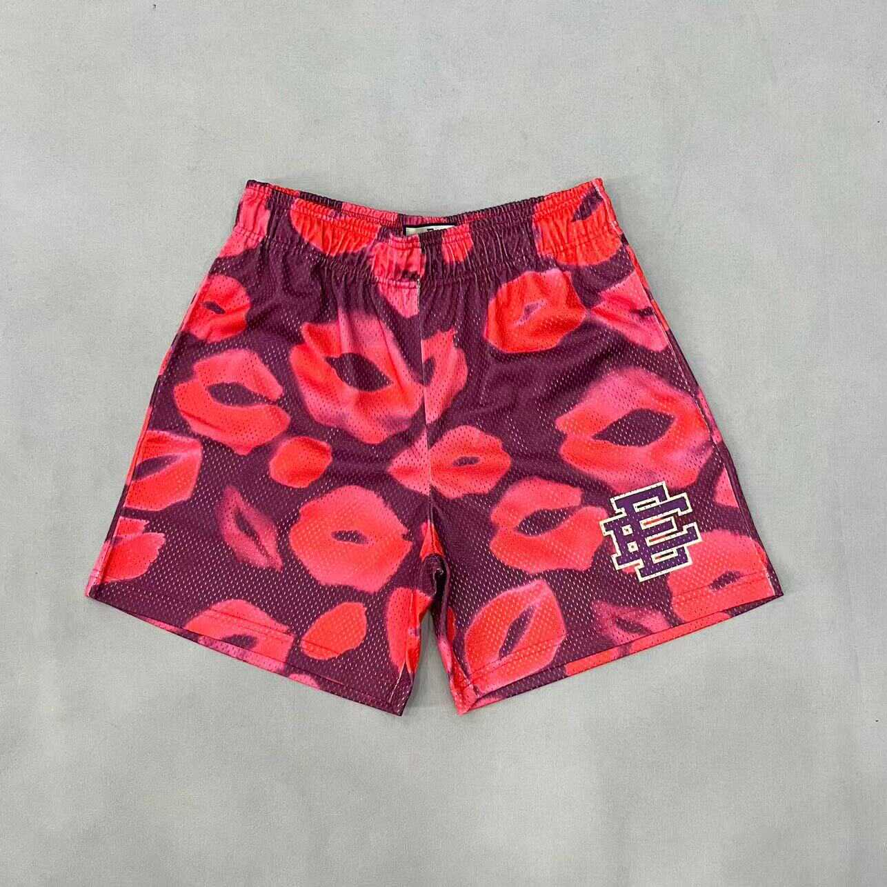 thumbnail for 2024ssEE Valentine's Day Limited Shorts Beach Pants European and American High Street Couples